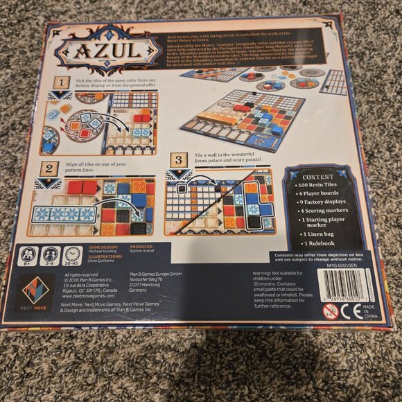 New Sealed Azul Board Game - Picture 2 of 2